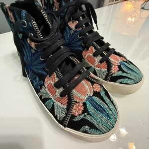 Beautiful Rebecca Minkoff‎ embroidered high-top sneakers